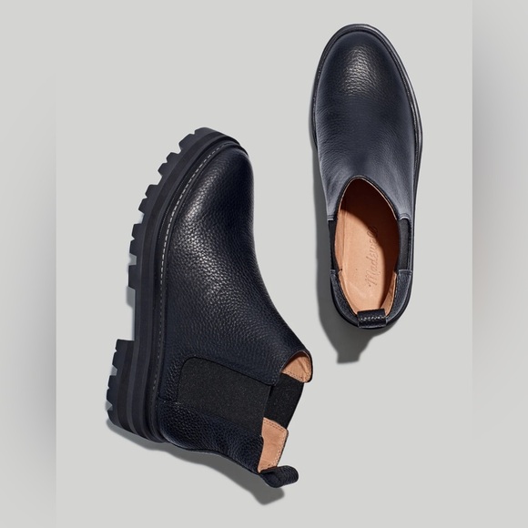 Madewell The Mariam Chelsea Boot Pebbled Leather - Picture 1 of 14